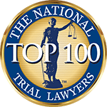 The National Top 100 Trial Lawyers badge